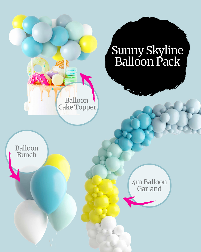 Sunny Skyline Balloon Pack