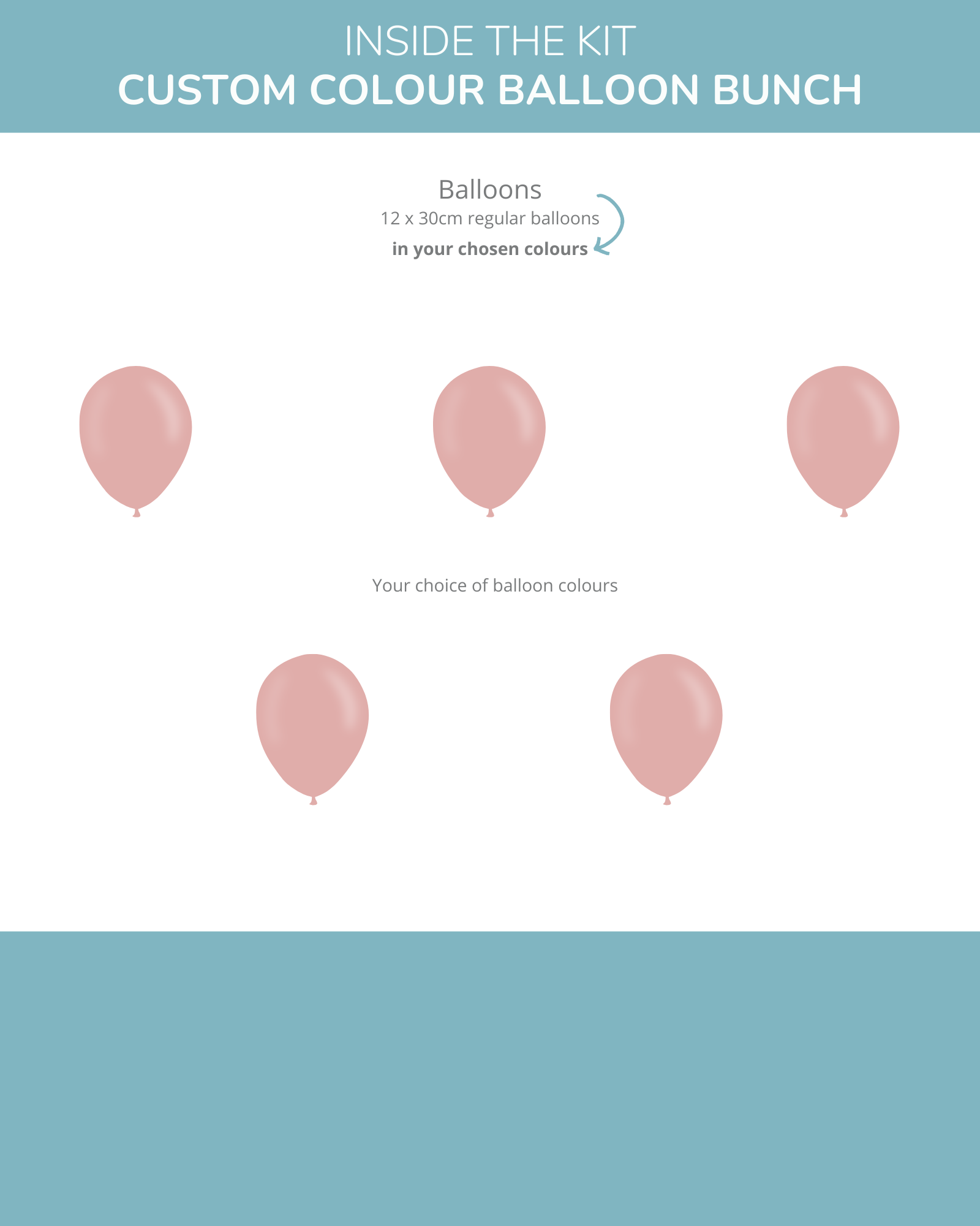 A collection of twelve pastel balloons in various shapes, showcasing a soft color palette against a light background.