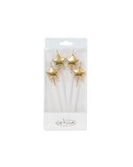 Gold Star Cake Candle Picks - A Little Whimsy