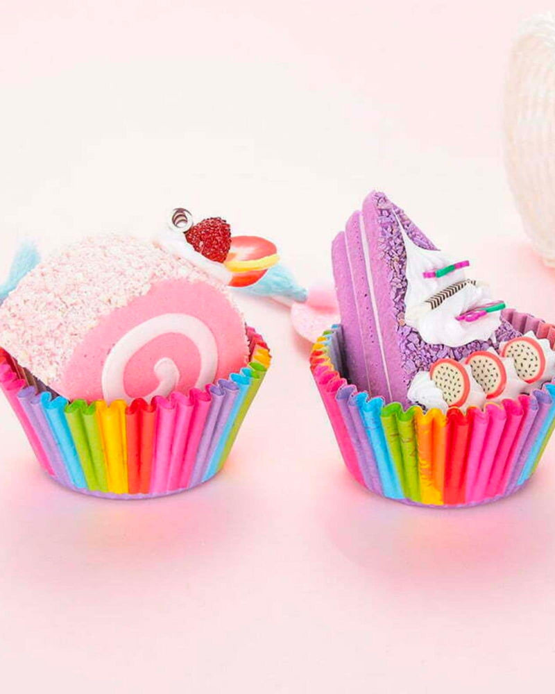 Rainbow Cupcake Baking Cups 