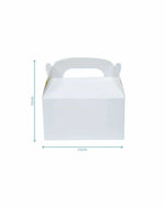 White Treat Boxes with Handle