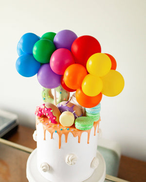 Balloon Cake Topper 'Rainbow' - A Little Whimsy