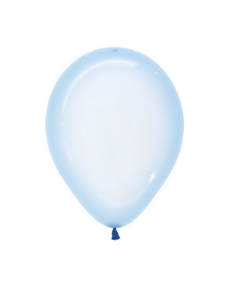 Crystal Pastel Blue Balloon Regular 30cm - A Little Whimsy