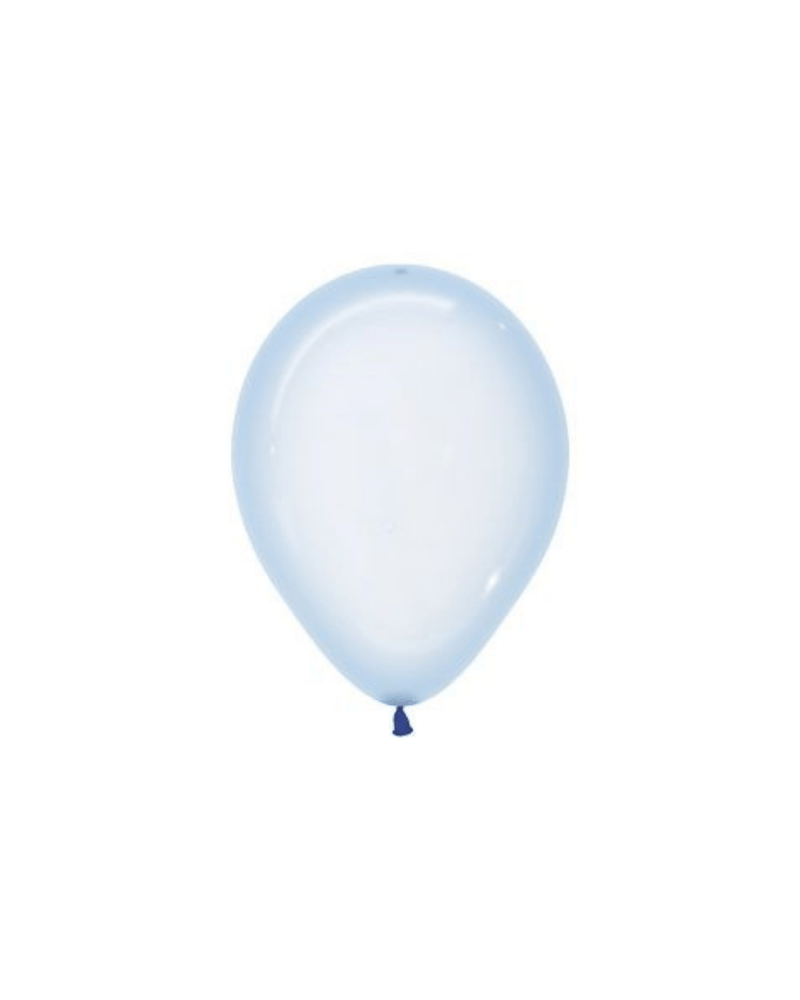 Crystal Pastel Blue Mini Balloon 12cm - A Little Whimsy