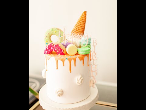 
            
                Load and play video in Gallery viewer, Happy Birthday Pastel Pink Floating Top &amp;amp; Sides Cake Topper
            
        