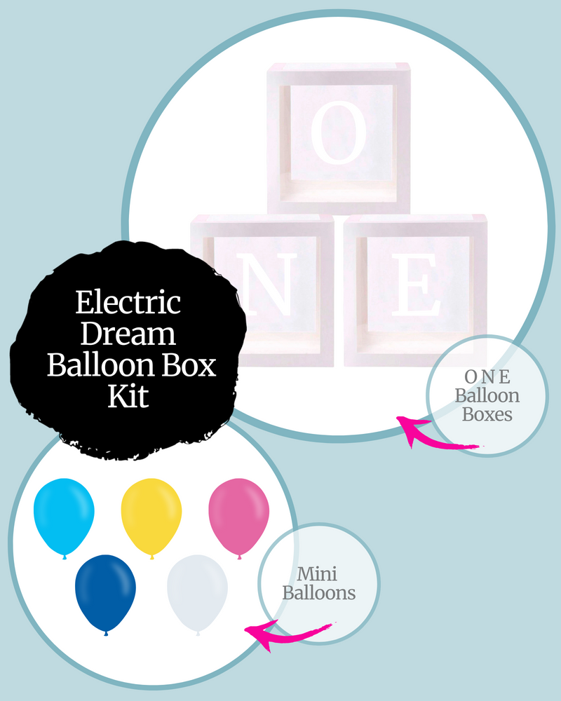 
            
                Load image into Gallery viewer, Electric Dream ONE Balloon Box Kit
            
        