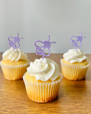 Bee Cupcake Topper (Custom Colour)