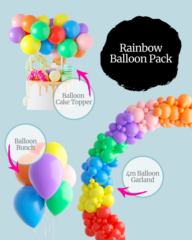 Rainbow Balloon Pack