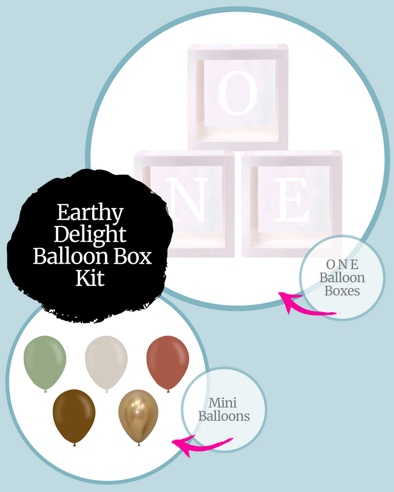 Earthy Delight ONE Balloon Box Kit