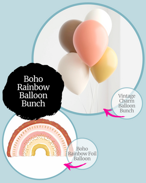 
            
                Load image into Gallery viewer, Boho Rainbow Balloon Bunch Kit
            
        