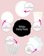 White Tableware Party Pack