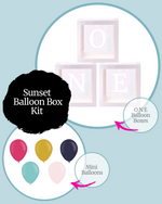 Sunset ONE Balloon Box Kit