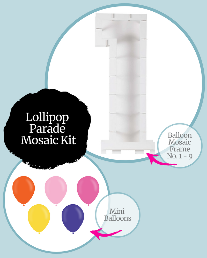 Lollipop Parade DIY Balloon Mosaic Kit
