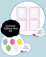 Summer BABY Balloon Box Kit