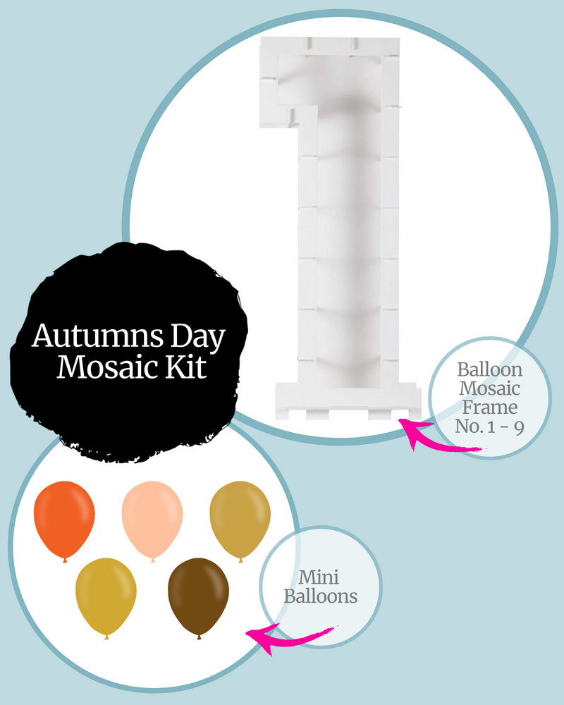Autumns Day DIY Balloon Mosaic Kit