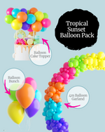 Tropical Sunset Balloon Pack