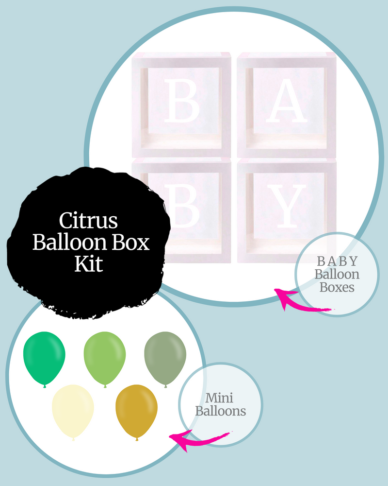 Citrus BABY Balloon Box Kit
