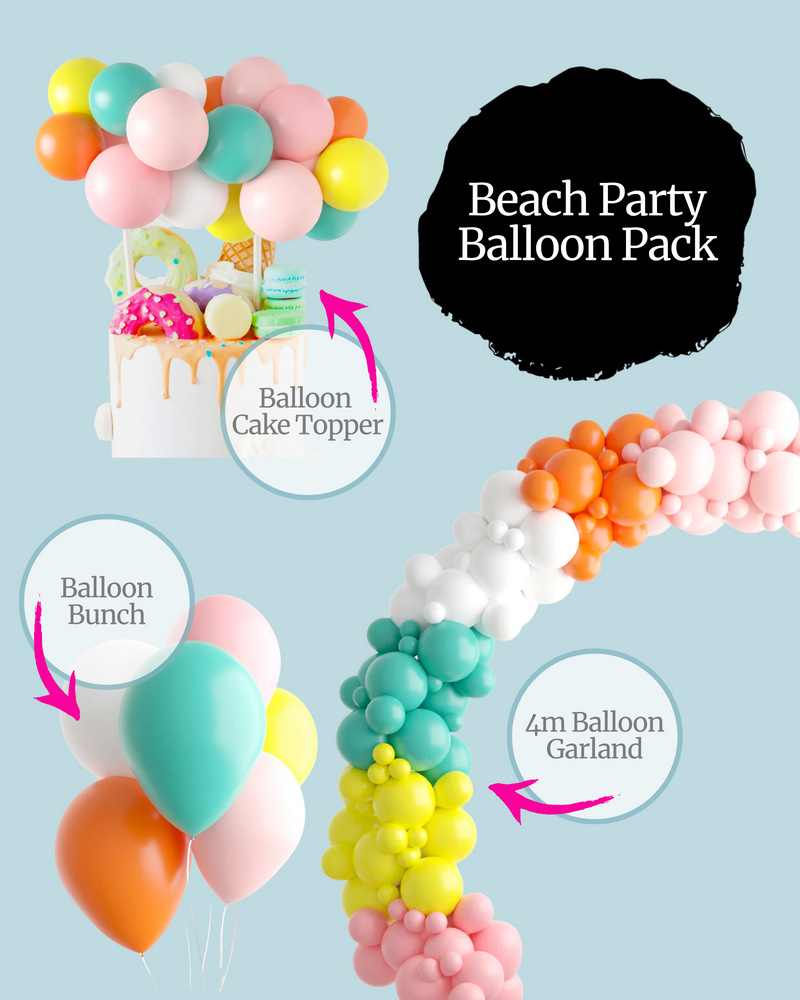 Beach Party Balloon Pack