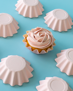 Pastel Pink Bloom Baking Cups