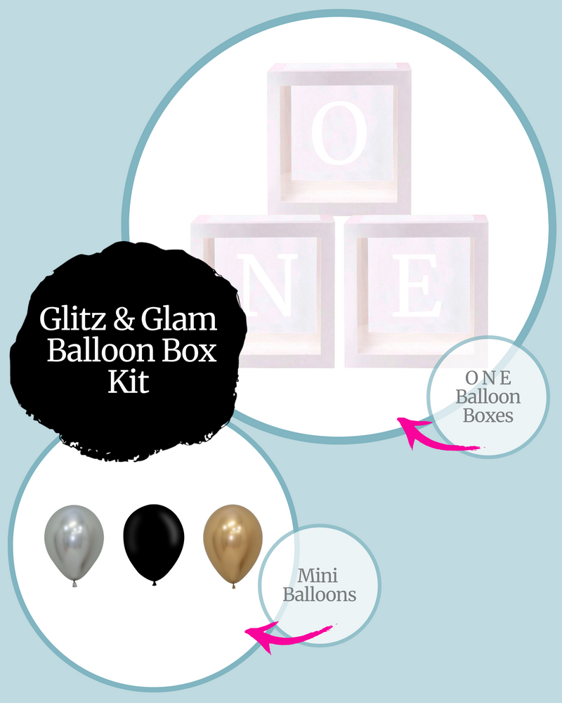 Glitz & Glam ONE Balloon Box Kit