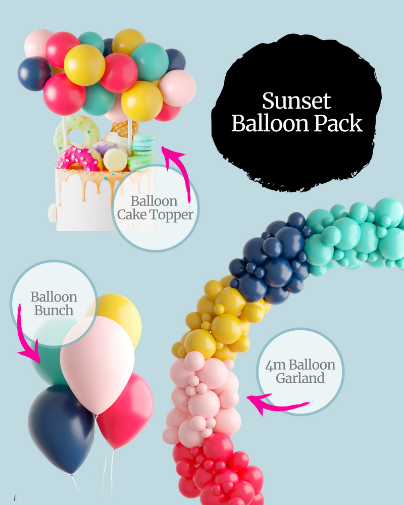 Sunset Balloon Pack