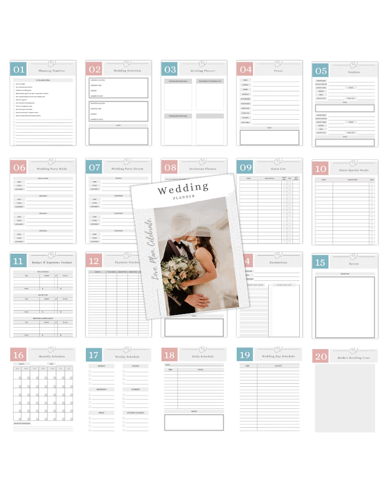 Wedding Planner | Digital Download