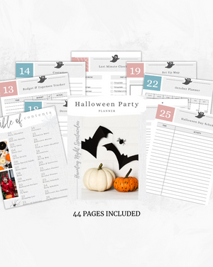 
            
                Load image into Gallery viewer, Halloween Party Planner | Digital Download
            
        