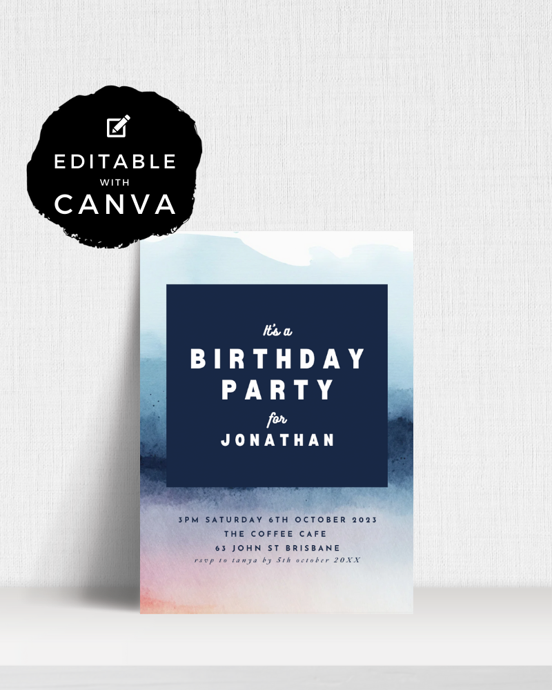 
            
                Load image into Gallery viewer, Birthday Party Invite | Digital Download ALW21
            
        