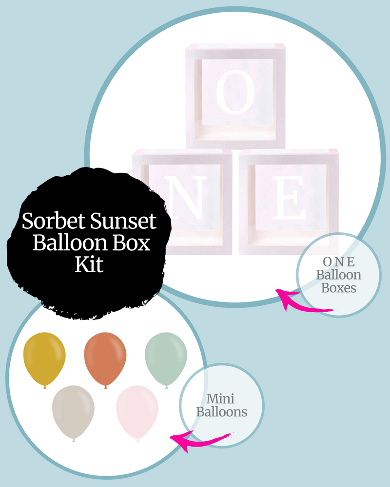 Sorbet Sunset ONE Balloon Box Kit