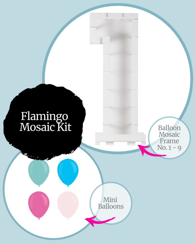 Flamingo DIY Balloon Mosaic Kit