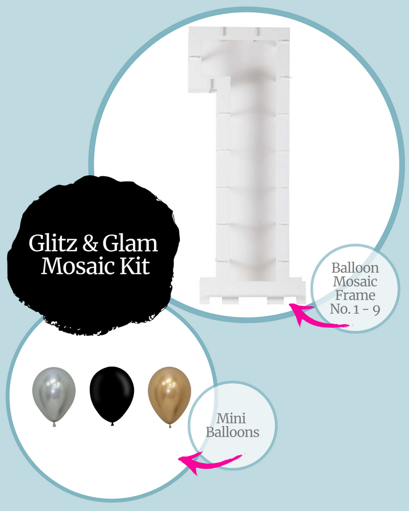 Glitz & Glam DIY Balloon Mosaic Kit