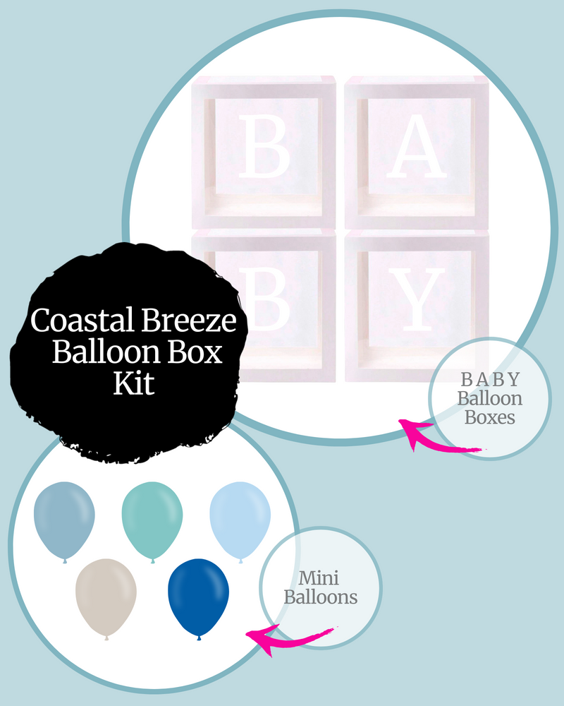 Coastal Breeze BABY Balloon Box Kit