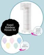 Pastel Rainbow DIY Balloon Mosaic Kit