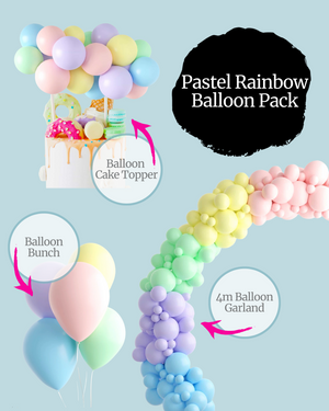 
            
                Load image into Gallery viewer, Pastel Rainbow Balloon Pack
            
        