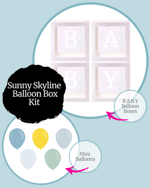 Sunny Skyline BABY Balloon Box Kit