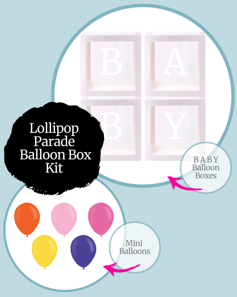Lollipop Parade BABY Balloon Box Kit