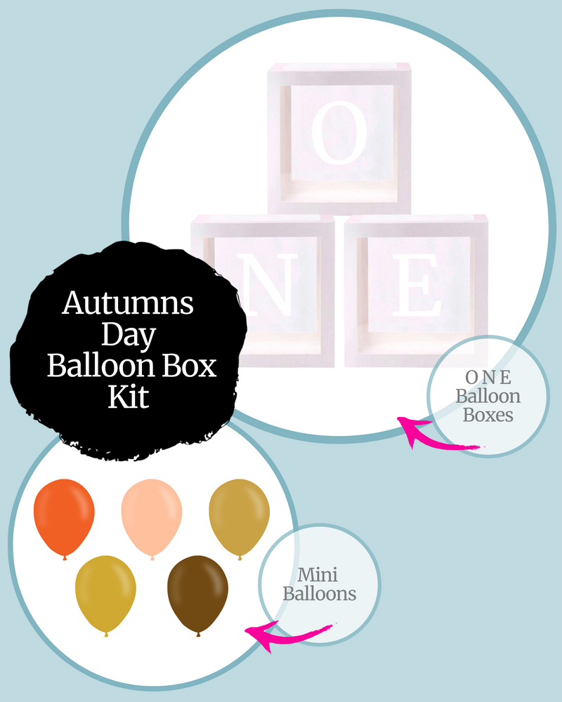 Autumns Day ONE Balloon Box Kit