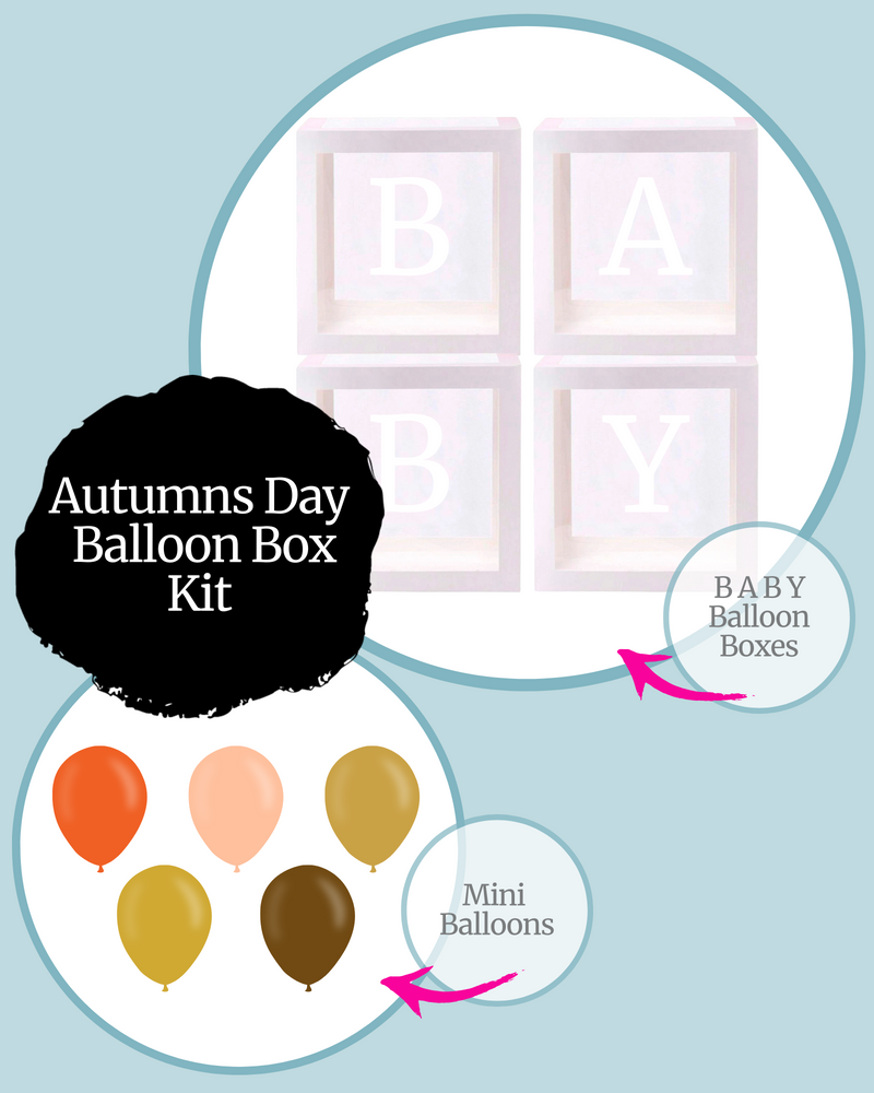 Autumns Day BABY Balloon Box Kit