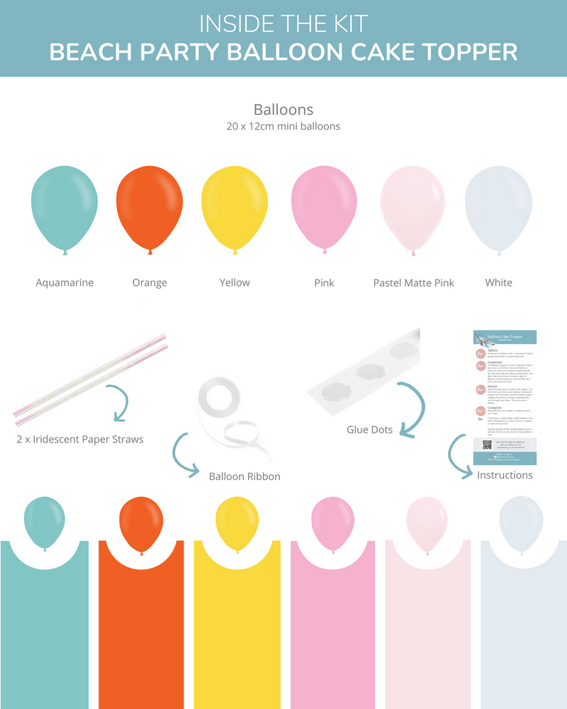 
            
                Load image into Gallery viewer, Beach Party Balloon Pack
            
        