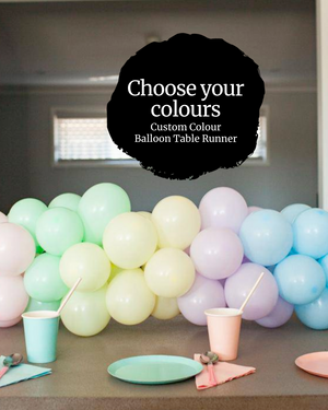 Custom Colour Balloon Table Runner DIY Kit