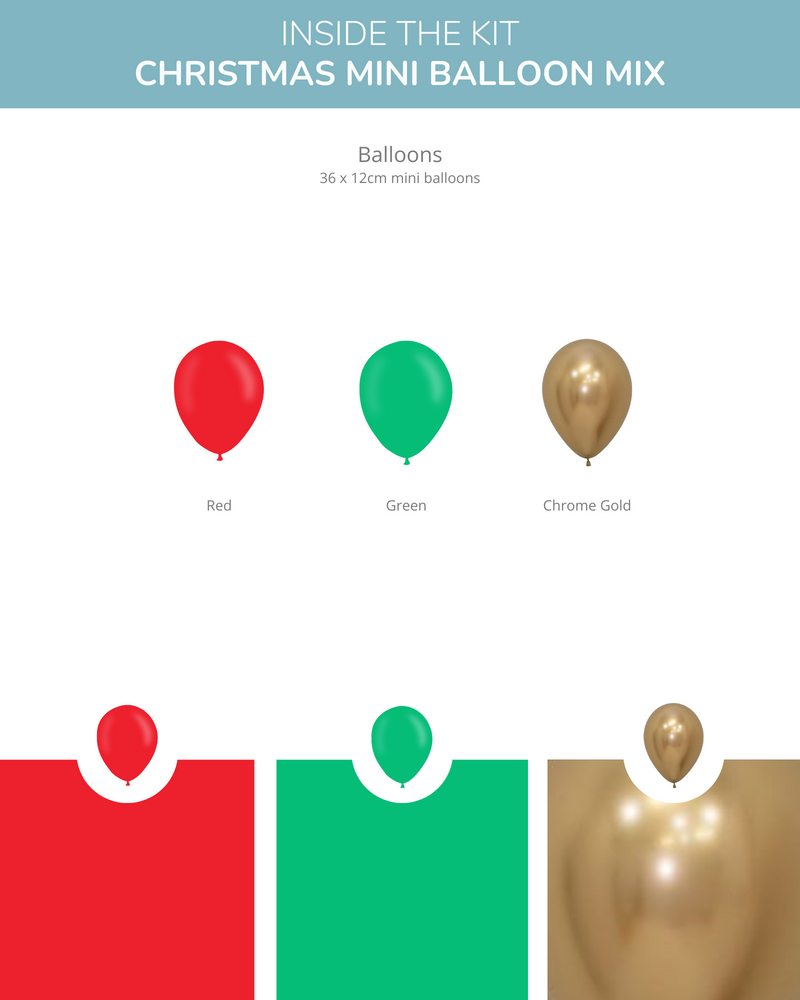 
            
                Load image into Gallery viewer, Christmas Mini Balloons Mix
            
        