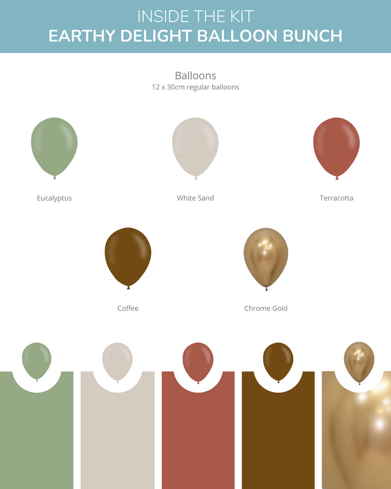 
            
                Load image into Gallery viewer, Earthy Delight Balloon Bunch
            
        