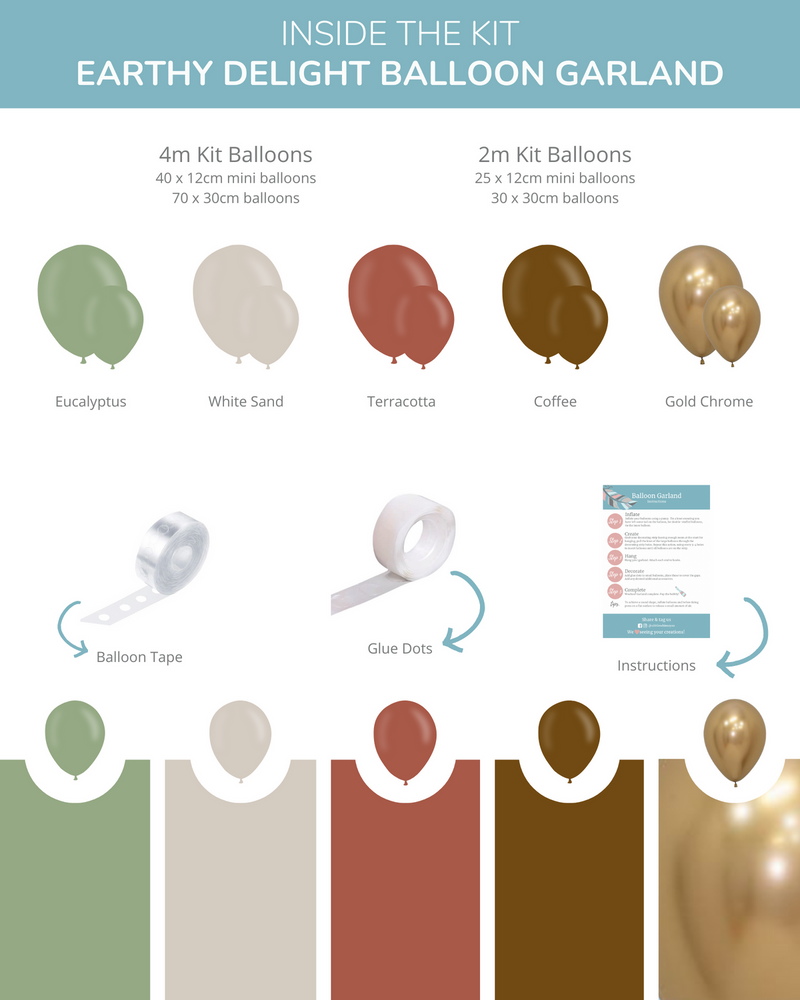 Earthy Delight Balloon Pack