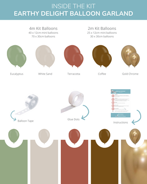 
            
                Load image into Gallery viewer, Earthy Delight DIY Balloon Garland Kit
            
        