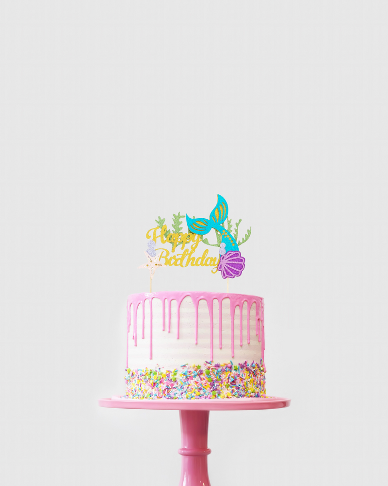 
            
                Load image into Gallery viewer, Glitter Mermaid Cake Topper
            
        