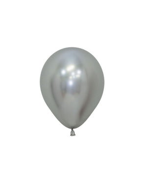 
            
                Load image into Gallery viewer, Chrome Silver Mini Balloon 12cm - A Little Whimsy
            
        