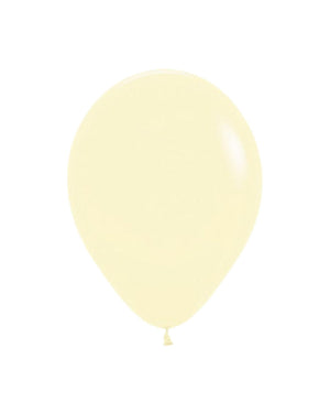 Pastel Matte Yellow Balloon Regular 30cm - A Little Whimsy