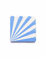 Blue & White Candy Stripe Napkins - A Little Whimsy