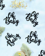 Oh Baby Jumbo Black Confetti - A Little Whimsy