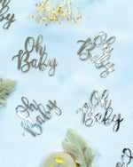 Oh Baby Jumbo Silver Confetti - A Little Whimsy